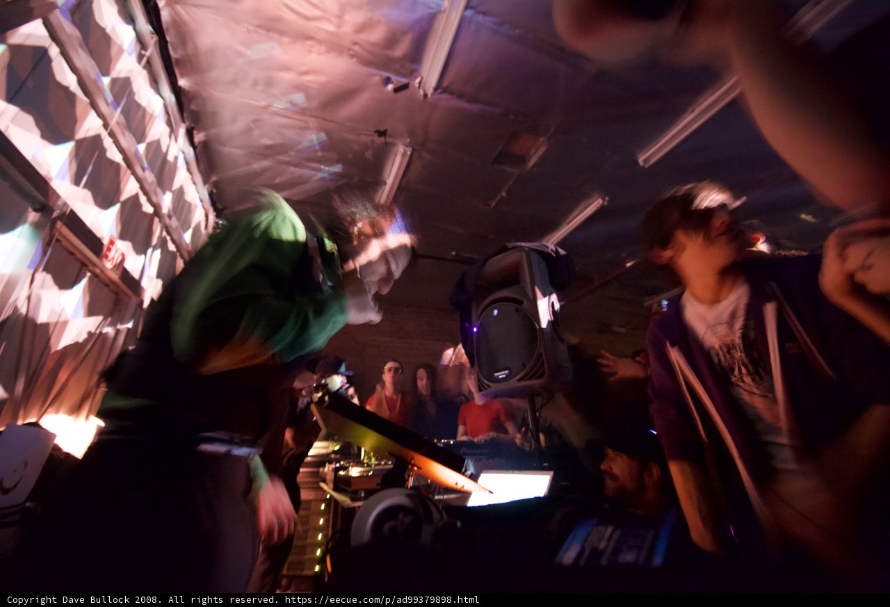 The Green Shirted Deejay Rocking the Night Club