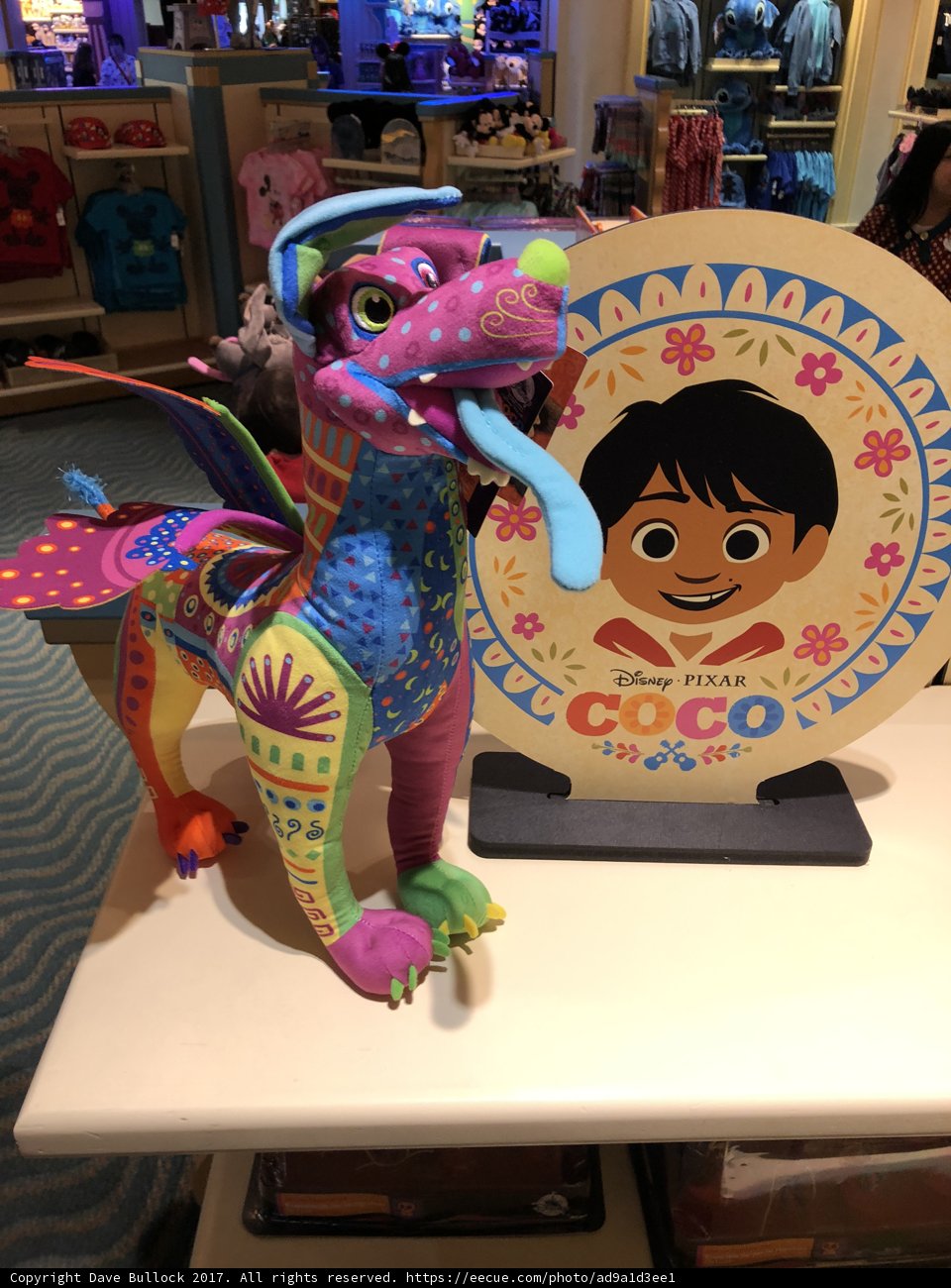 Colorful dragon plushie