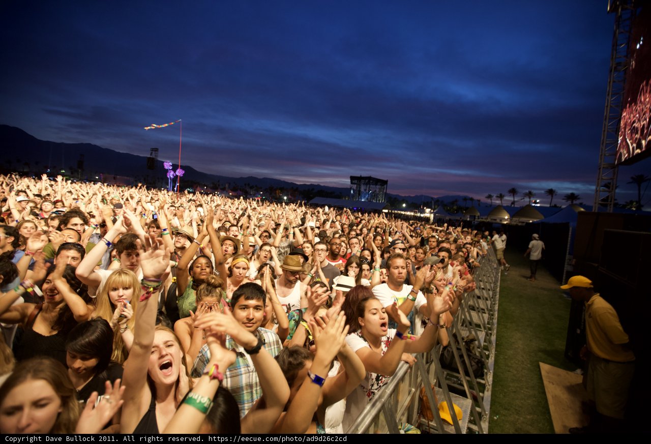 Coachella 2011 Concert Crowd