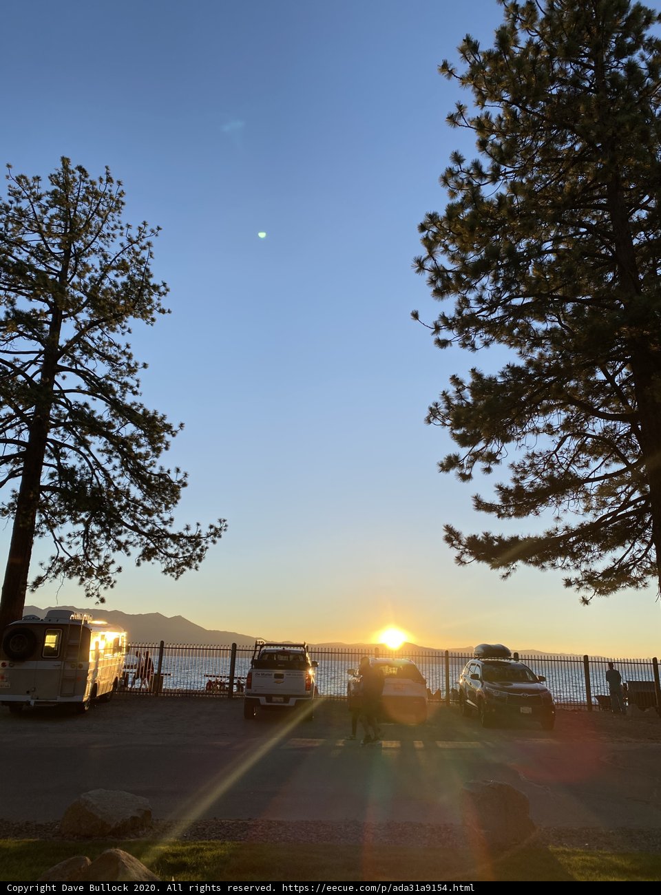 Sunset over Lake Tahoe