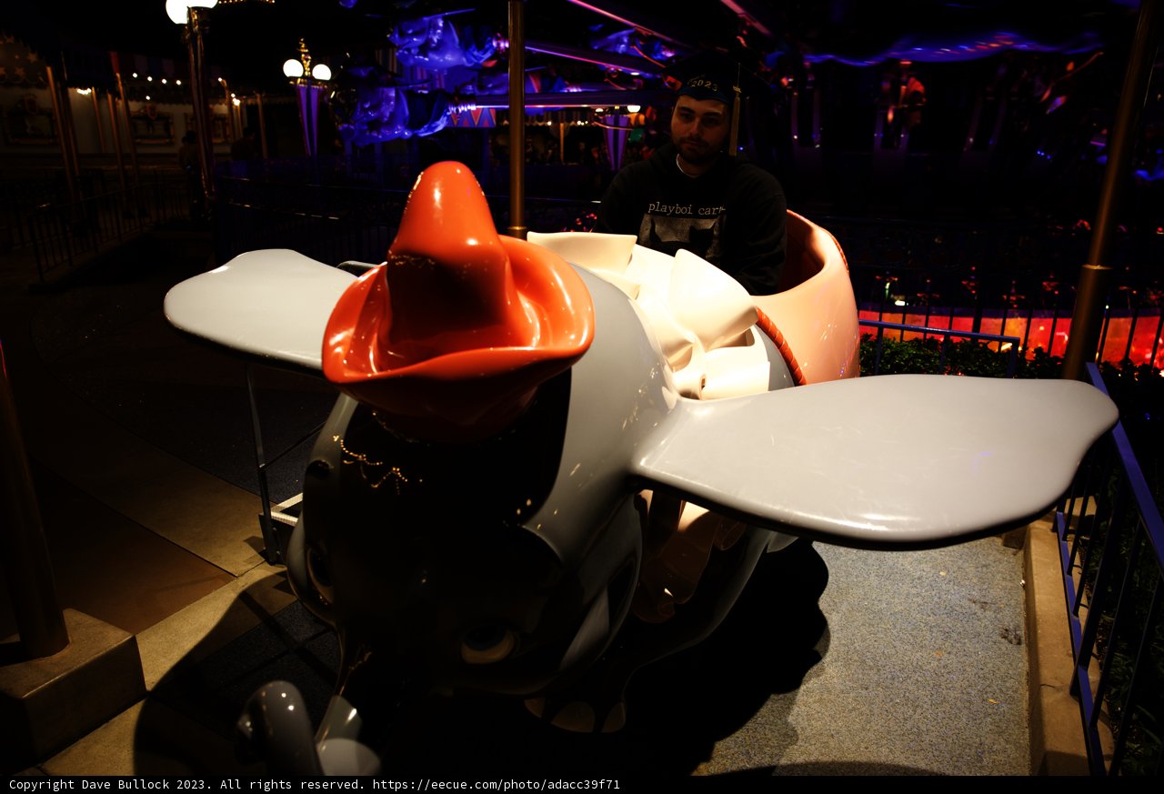 Magical Dumbo Ride at Disneyland