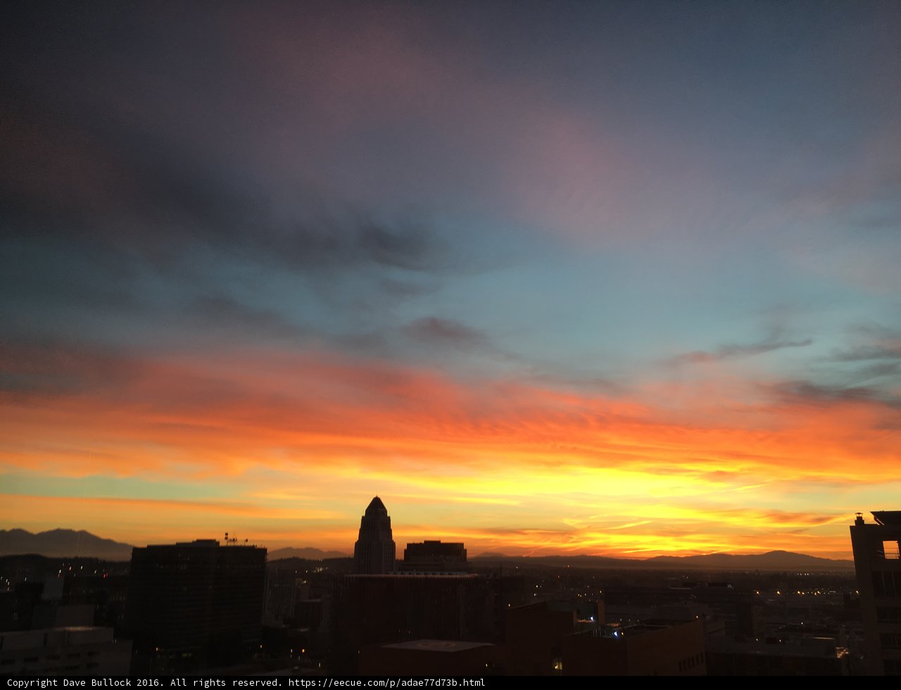 Tranquil Sunset Over the City