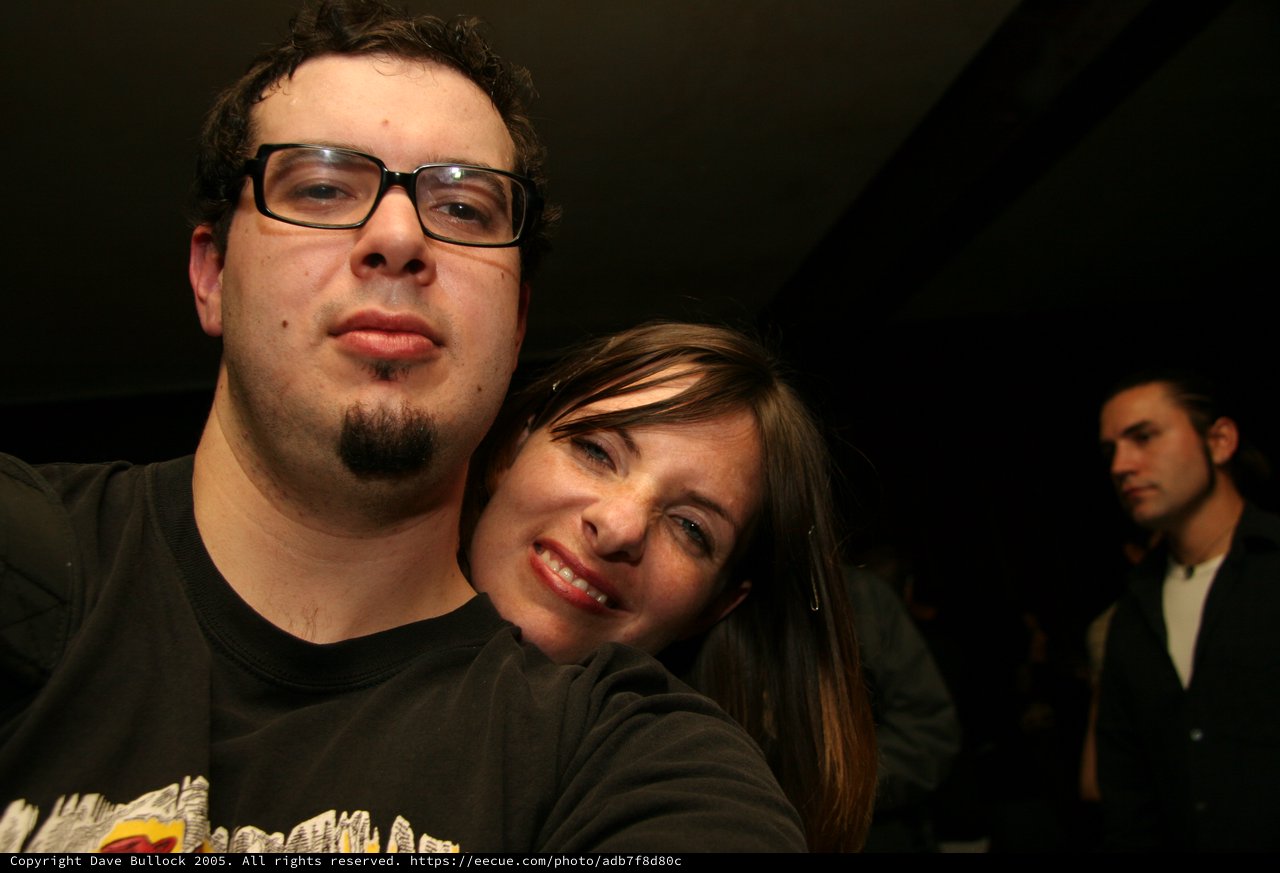 Couple's Selfie at Dark Venue Event