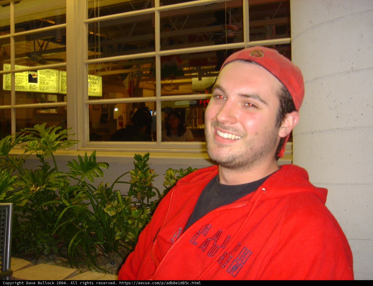 Red Hoodie in the Garden