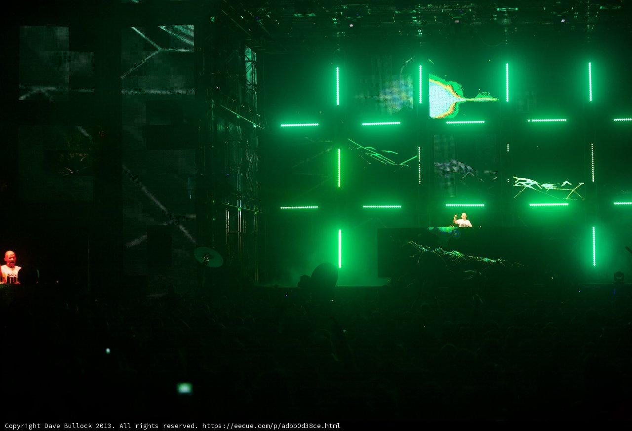 Green Spotlights