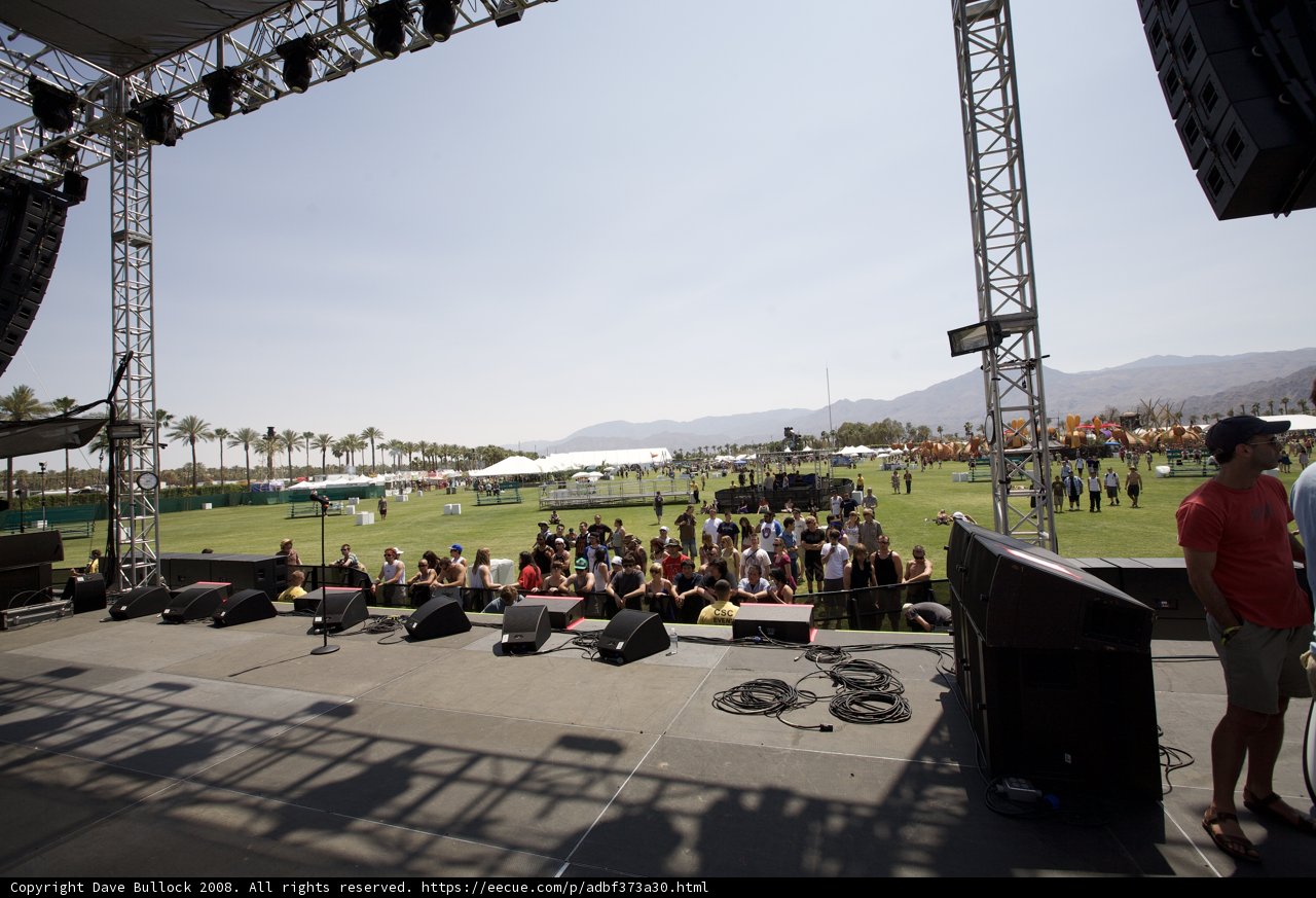 Coachella Concert Crowd Takes Over Stage