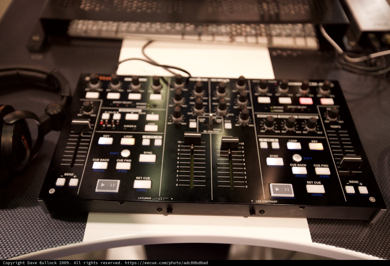 DJ Mixer and Equipment