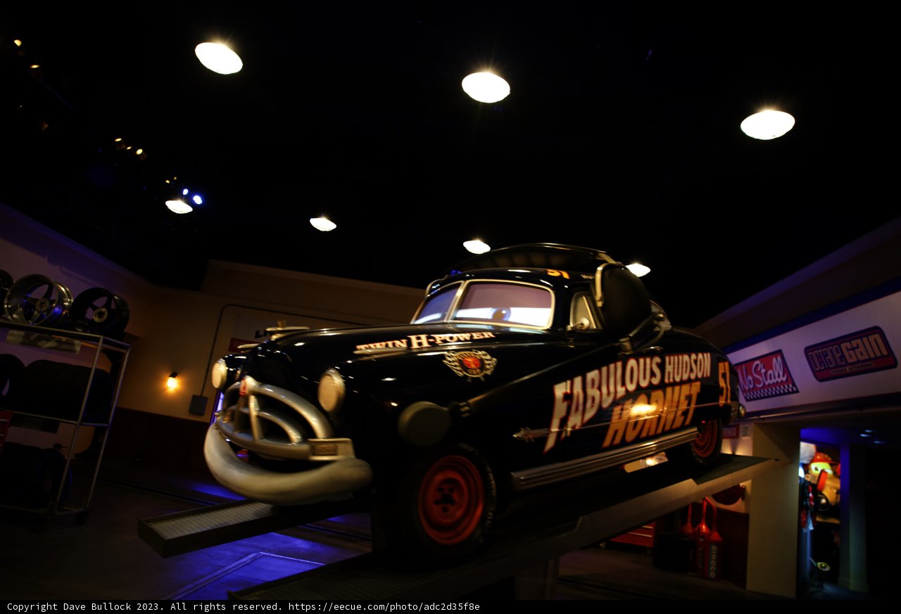 Vintage Automobile Exhibit at Disneyland