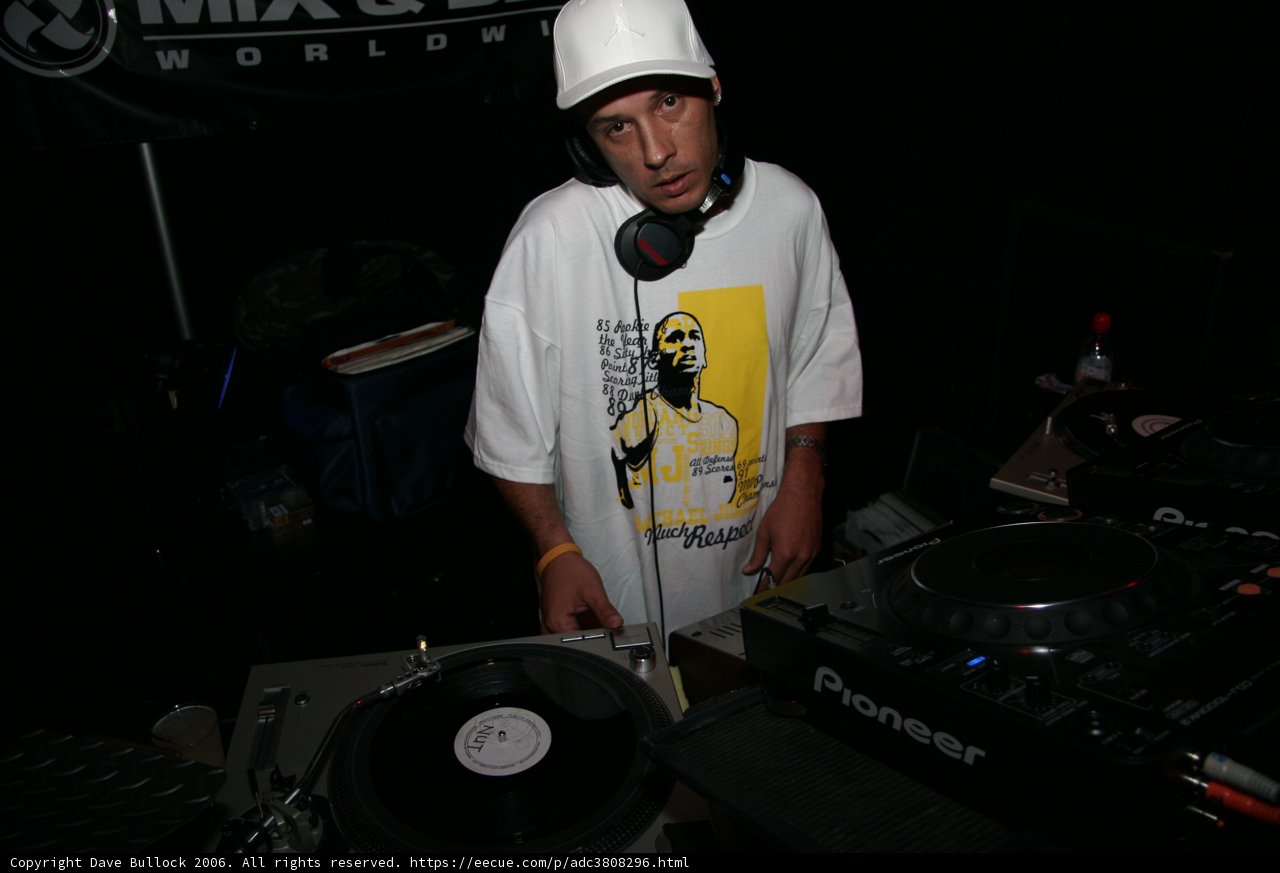 The Deejay in White