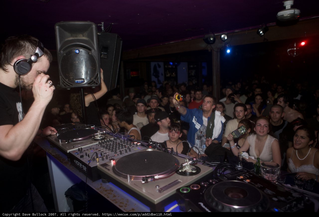 DJ Energizes the Crowd