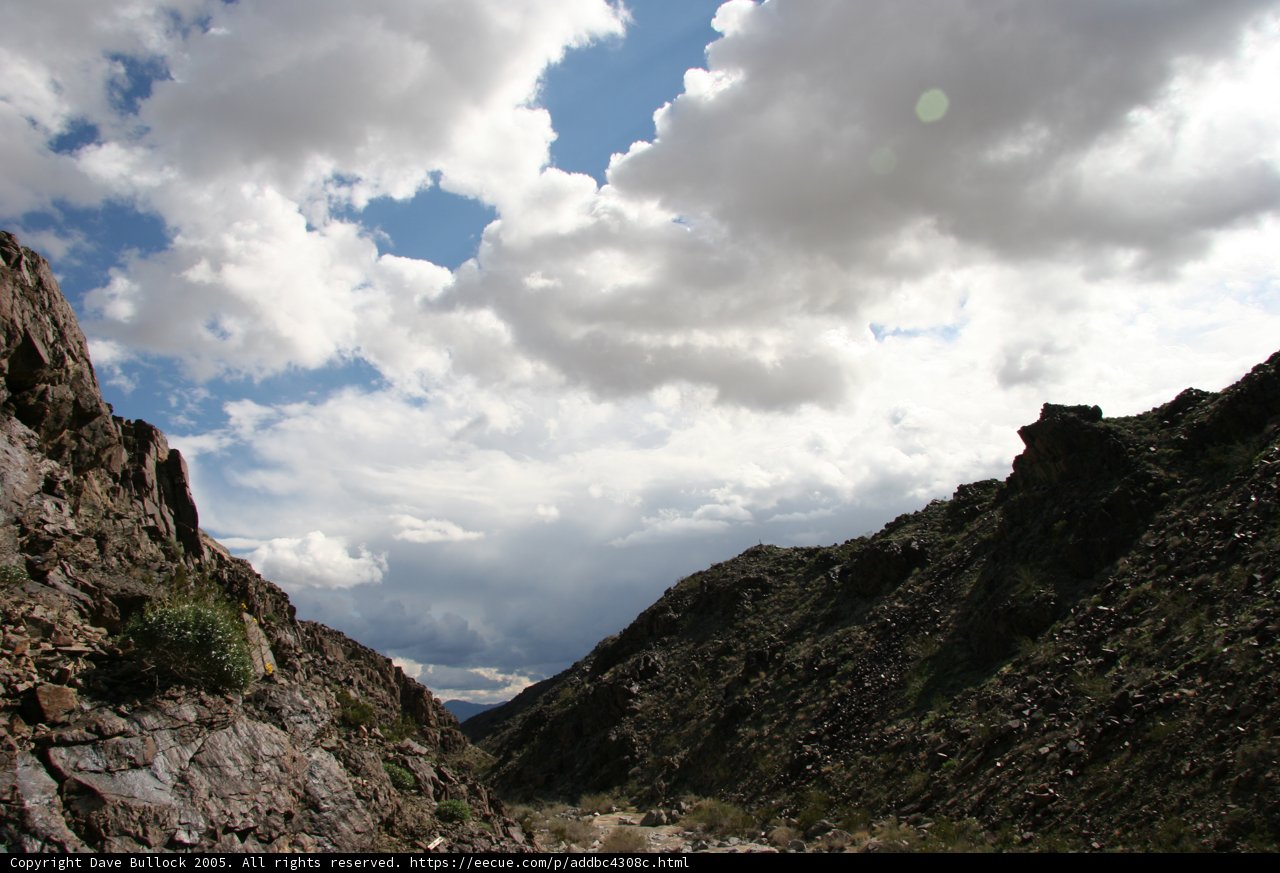 Road to the mountain range