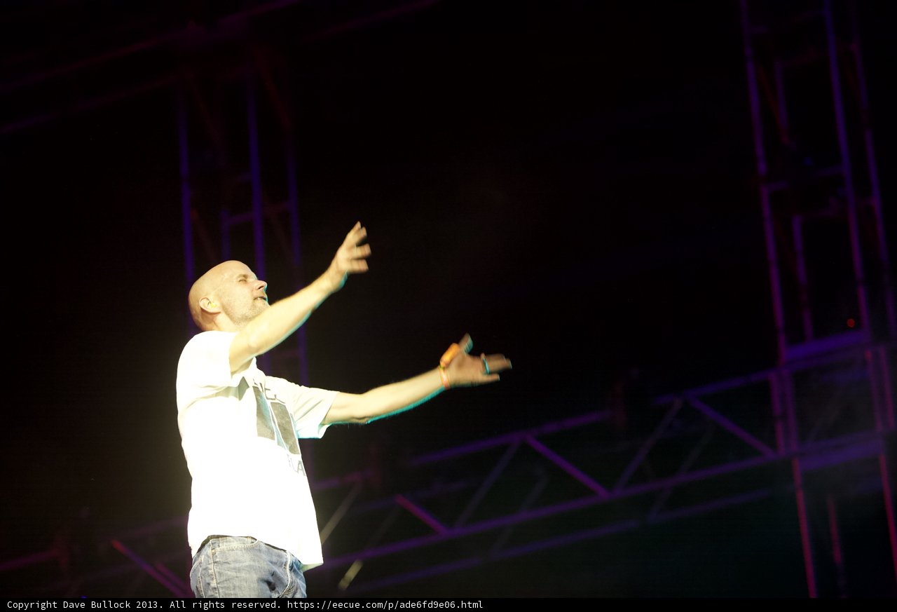 Moby's Energetic Coachella Performance