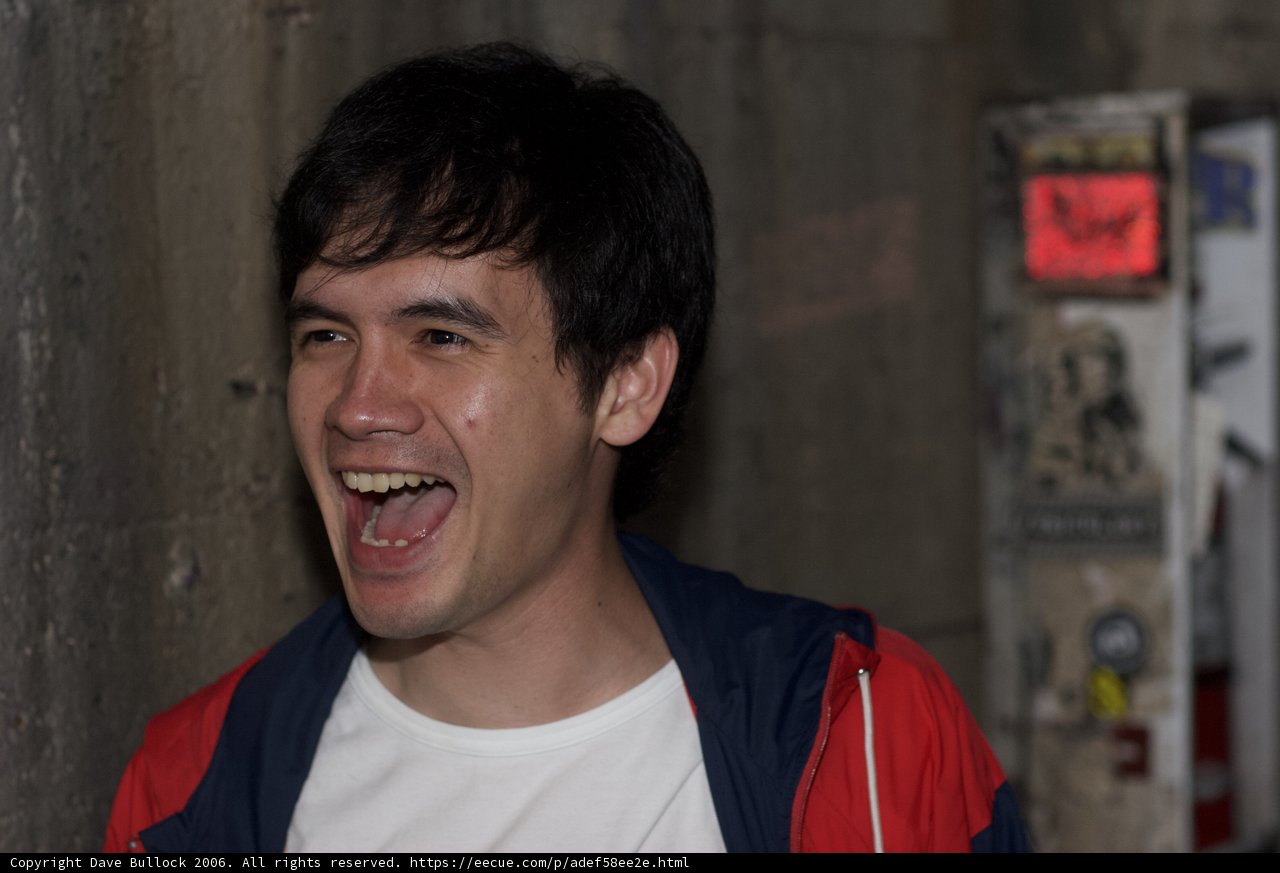 The Happy Man with a Smile on His Face