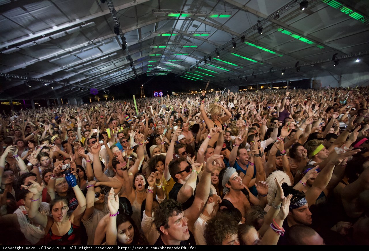 Urban Concert Crowd at Coachella
