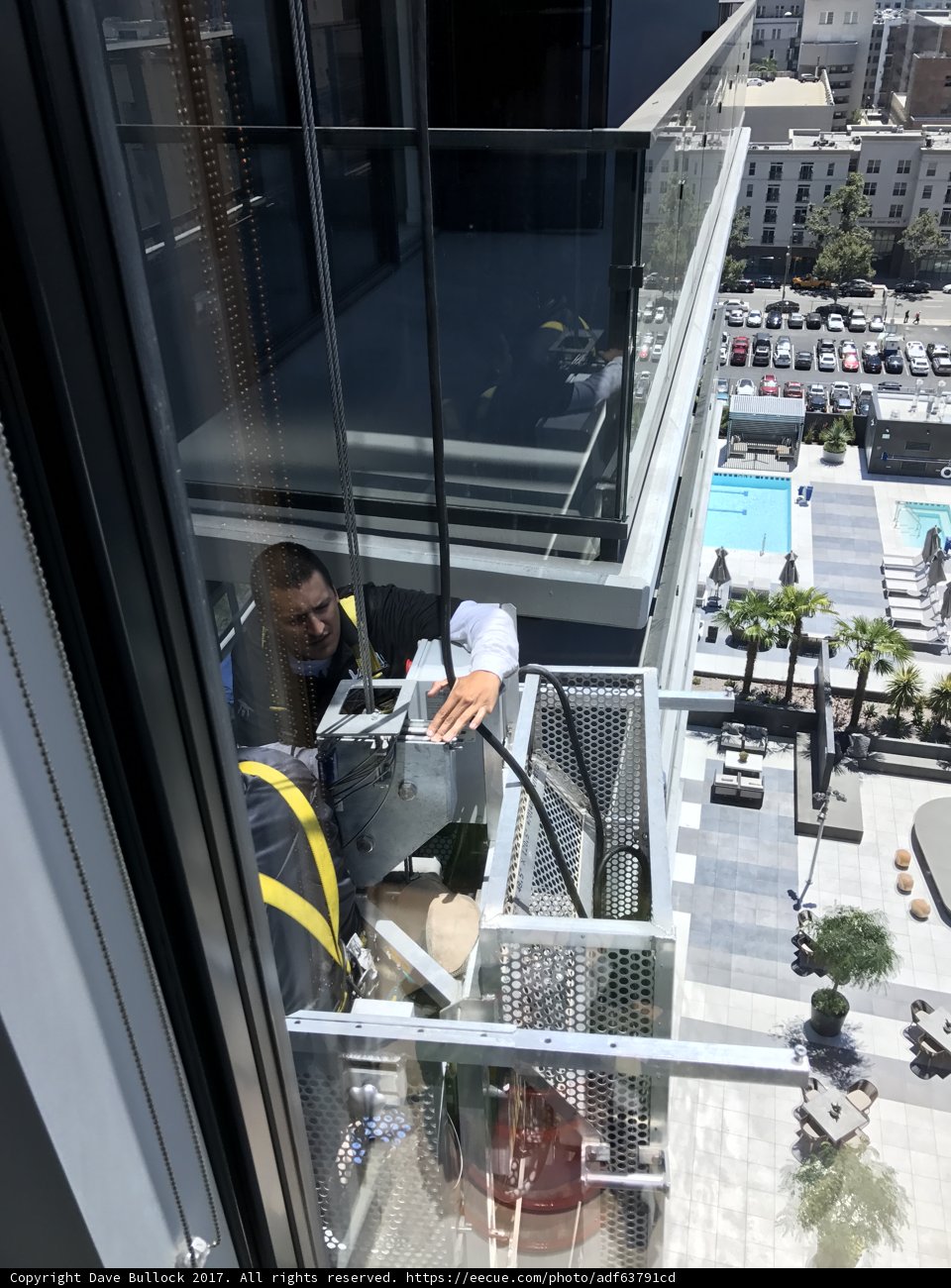 Urban Explorer on the Balcony