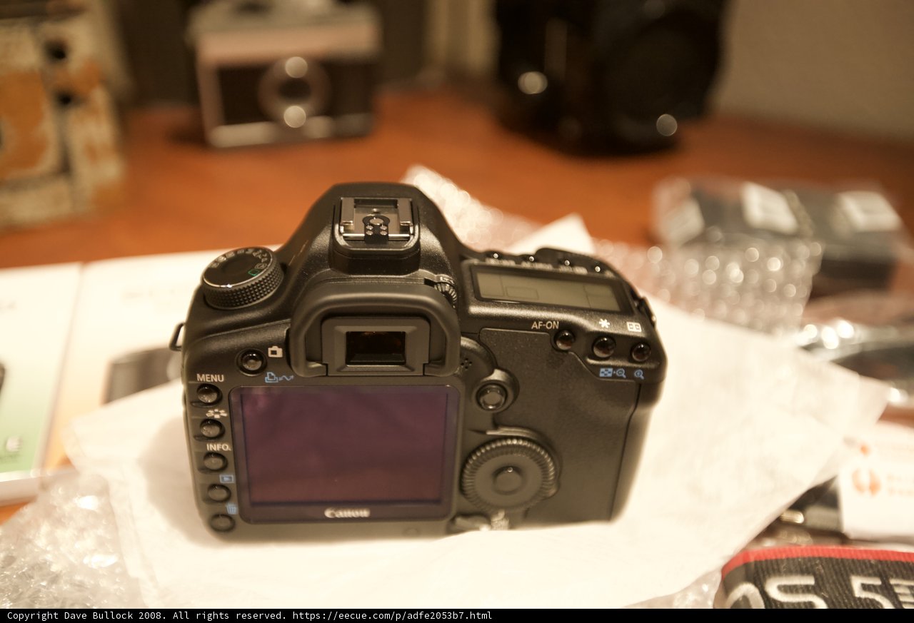 Unboxing my new 5d MK ii camera