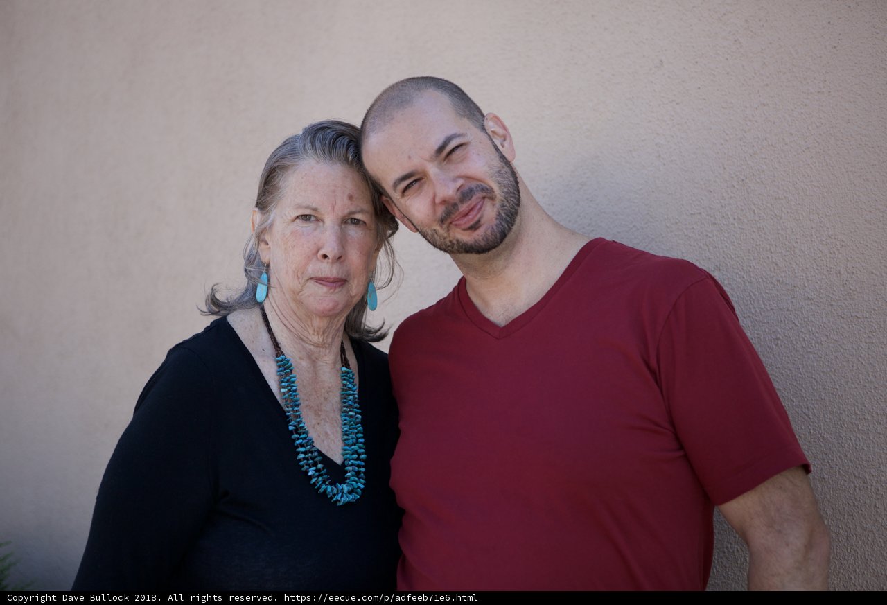 Artistic Portrait of Rhoda B and Dave B