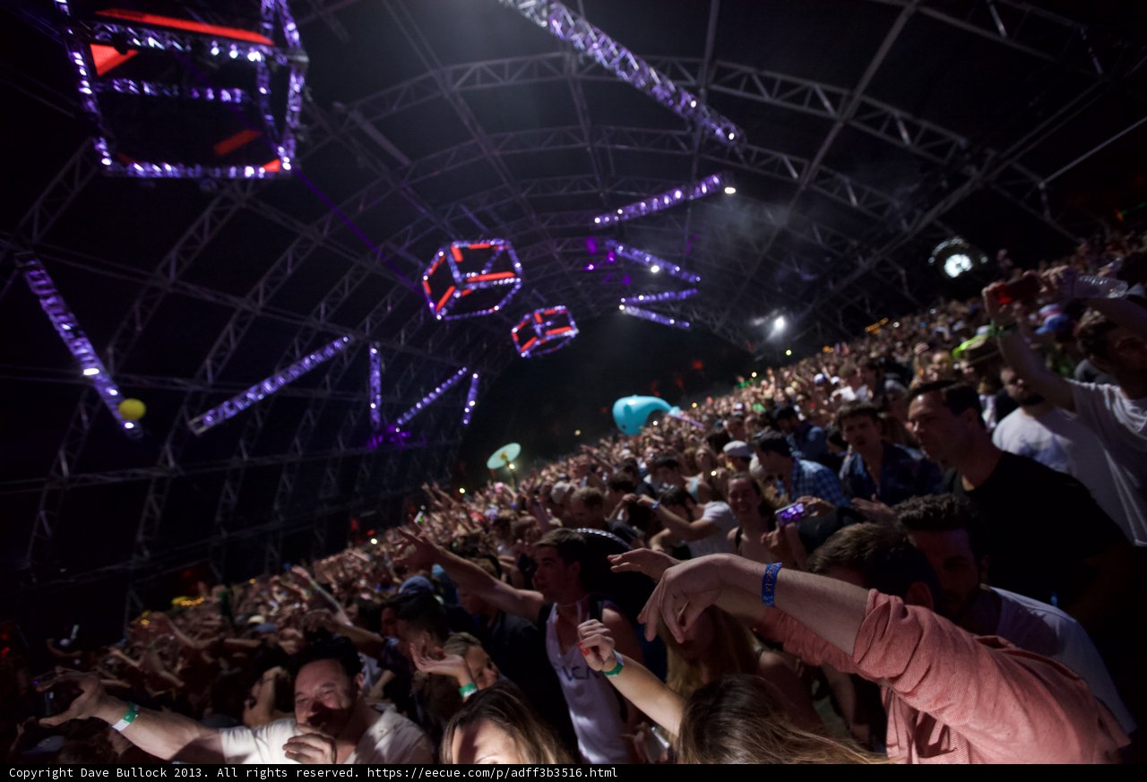 Lights and Crowd: The Ultimate Coachella Experience