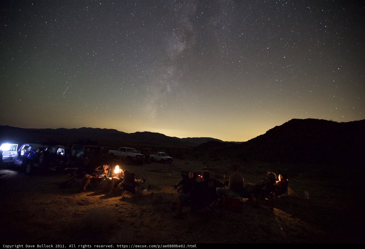 Campfire Night Under the Stars