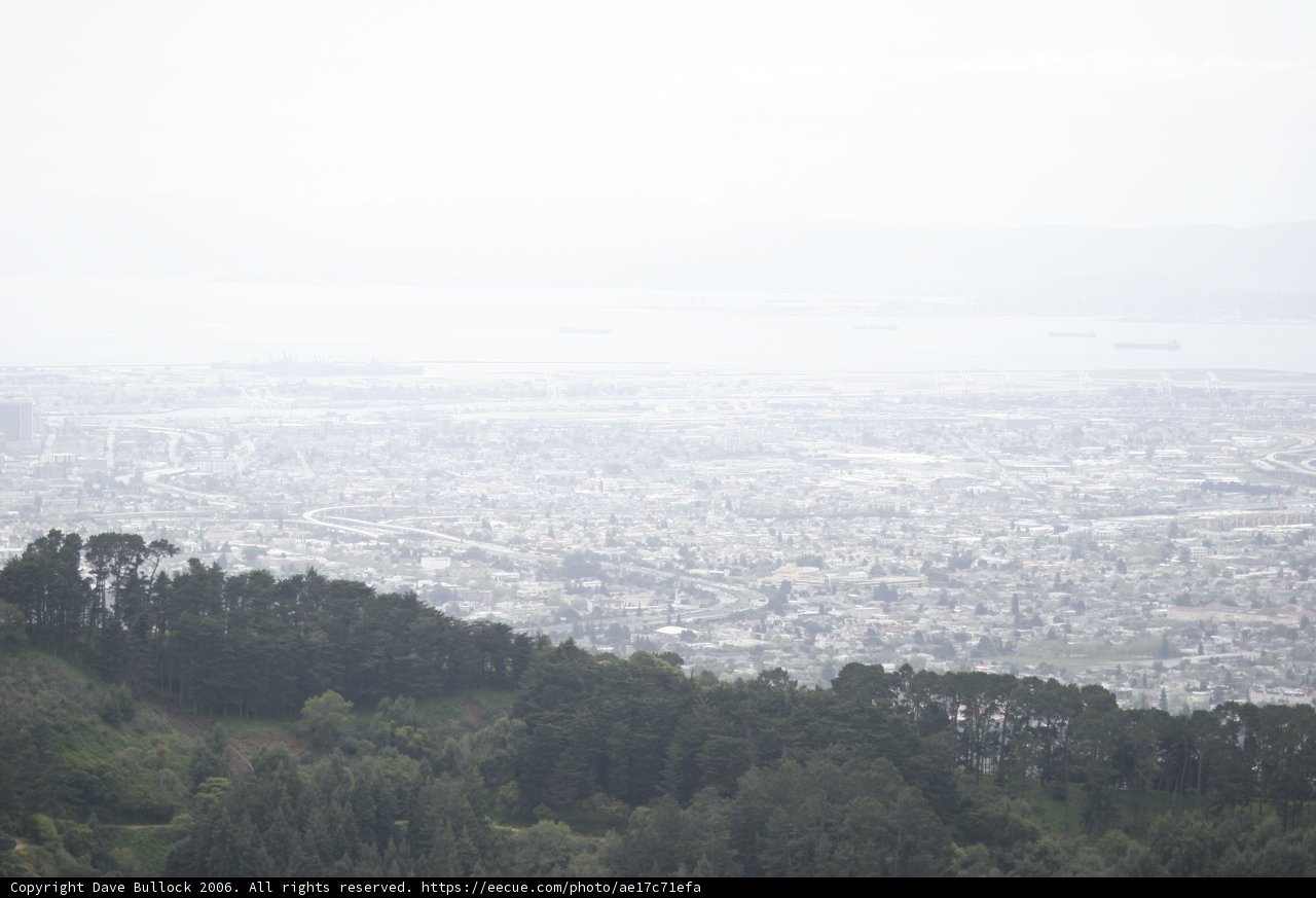 Overlooking the Urban Haze