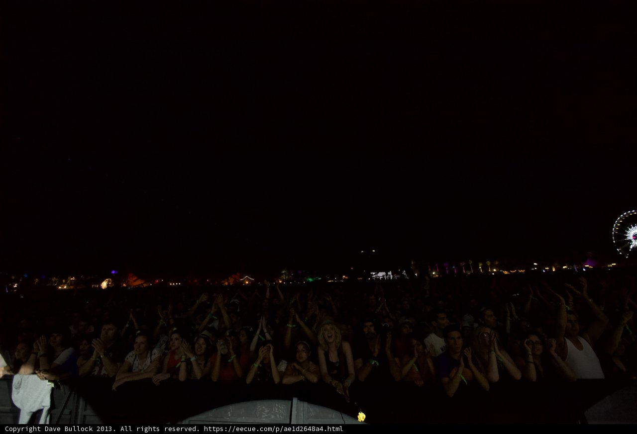 Coachella Crowd Rocks the Night Sky