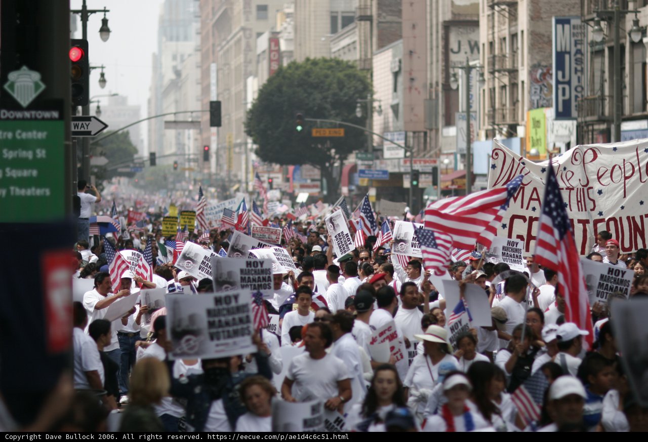 Patriotic Parade in the City
