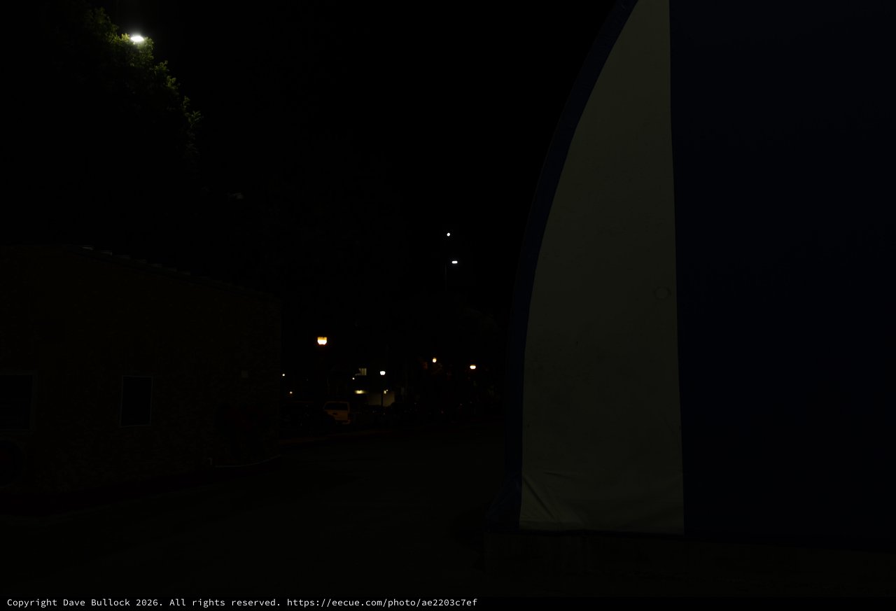 Festival Grounds at Night: Darkness Before the Storm