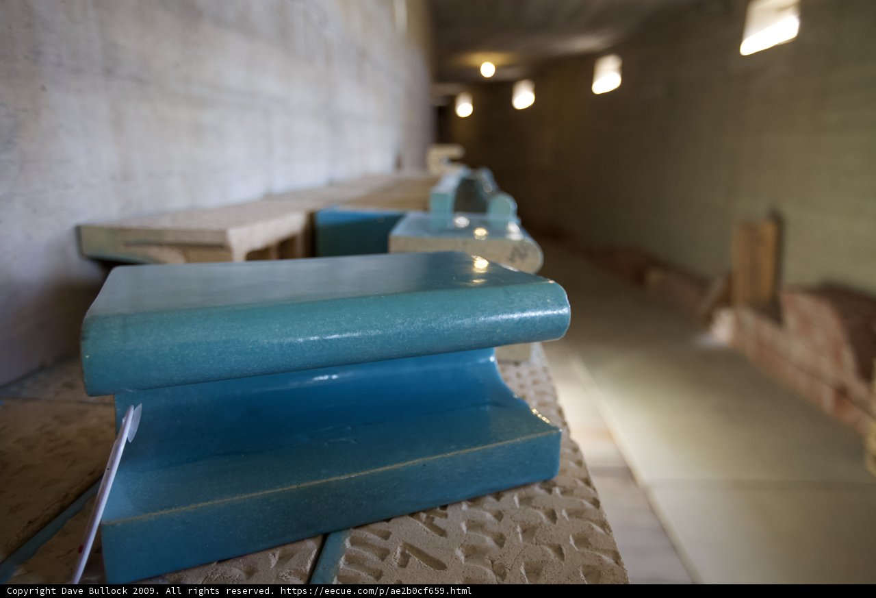 The Solitary Blue Bench