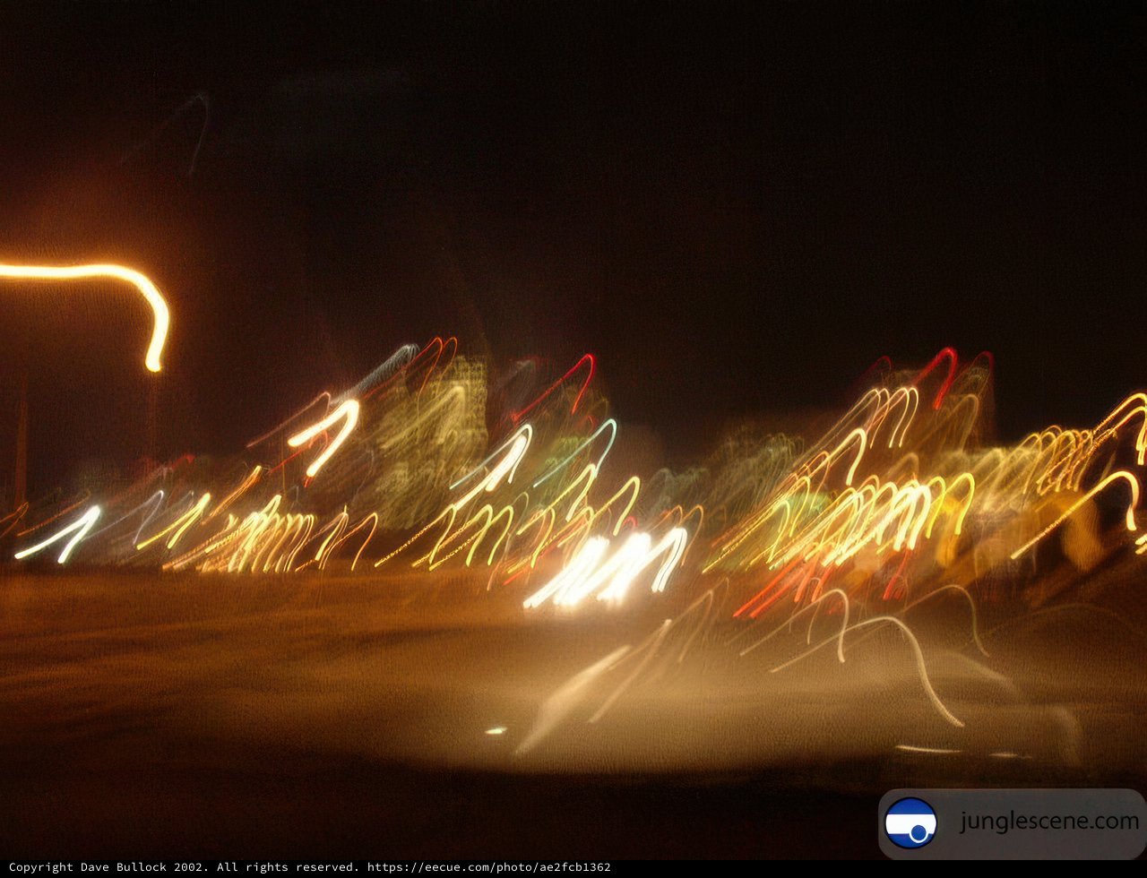 Illuminated Cityscape at Night