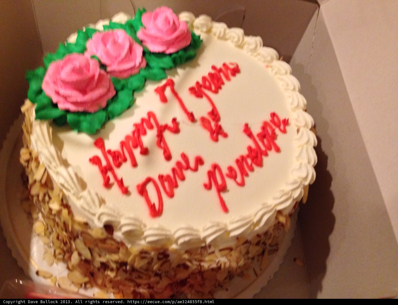 Happy Anniversary Cake