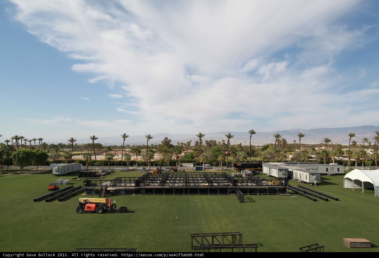 Tractor at Coachella Music Festival