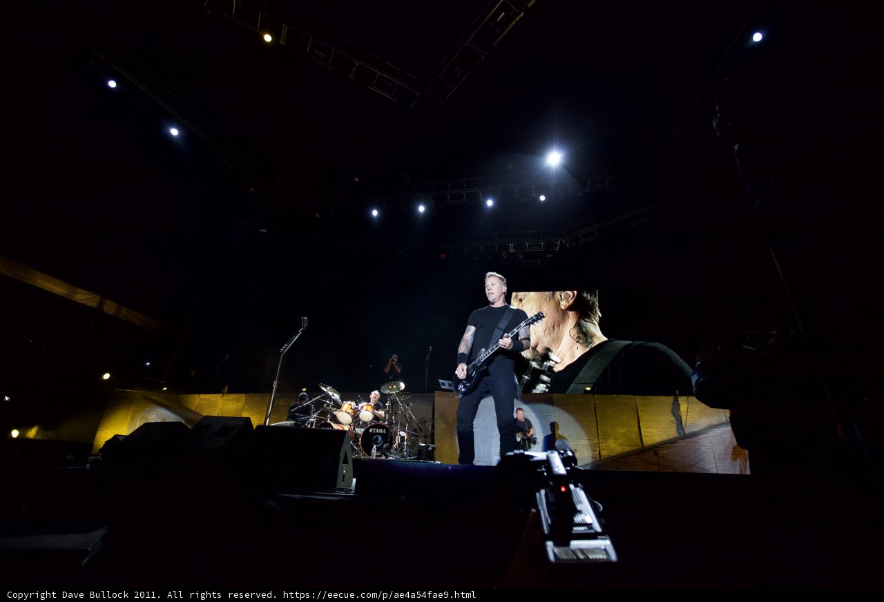 James Hetfield Rocks the Big Four Festival