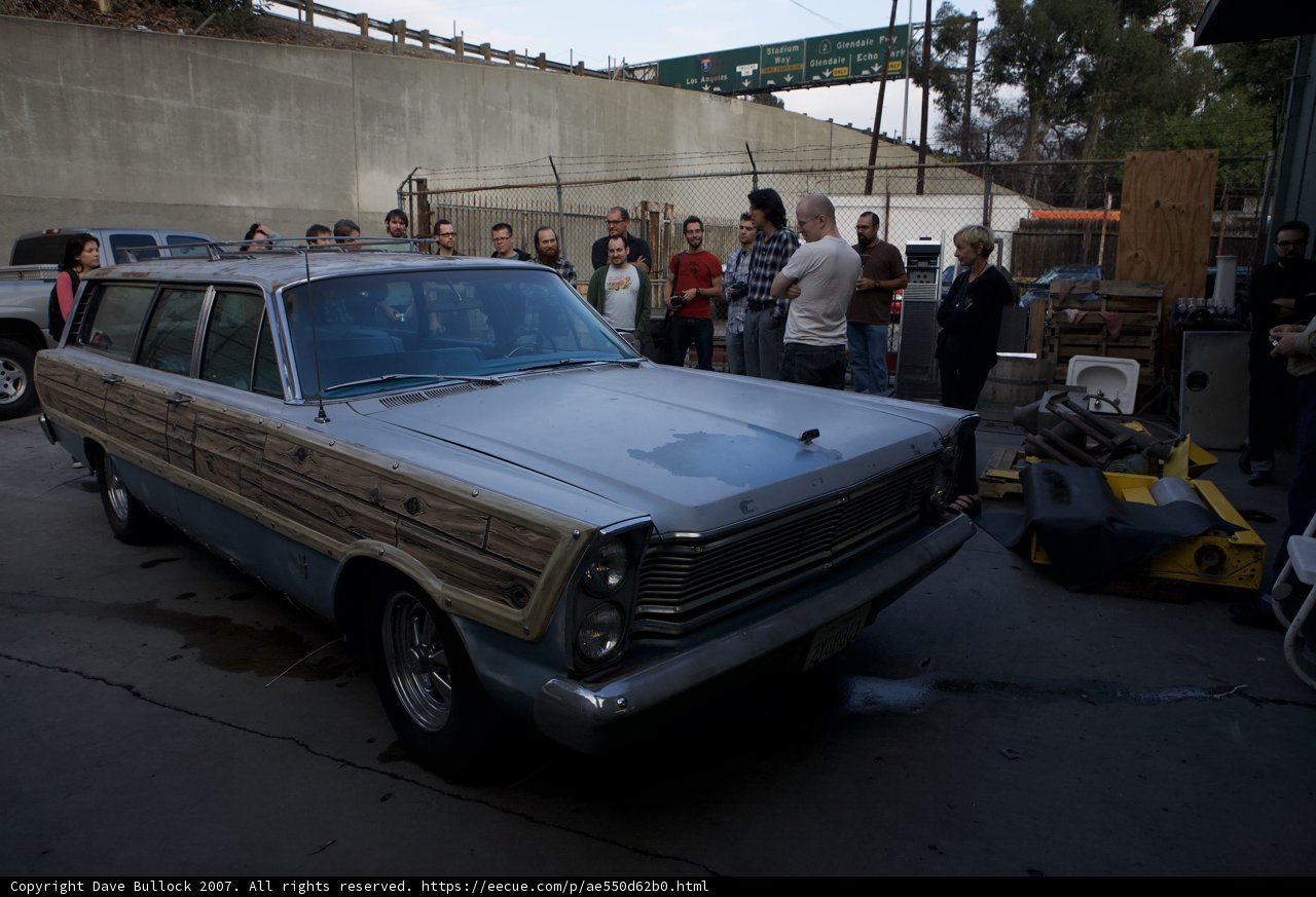 Vintage Beauty in the Parking Lot