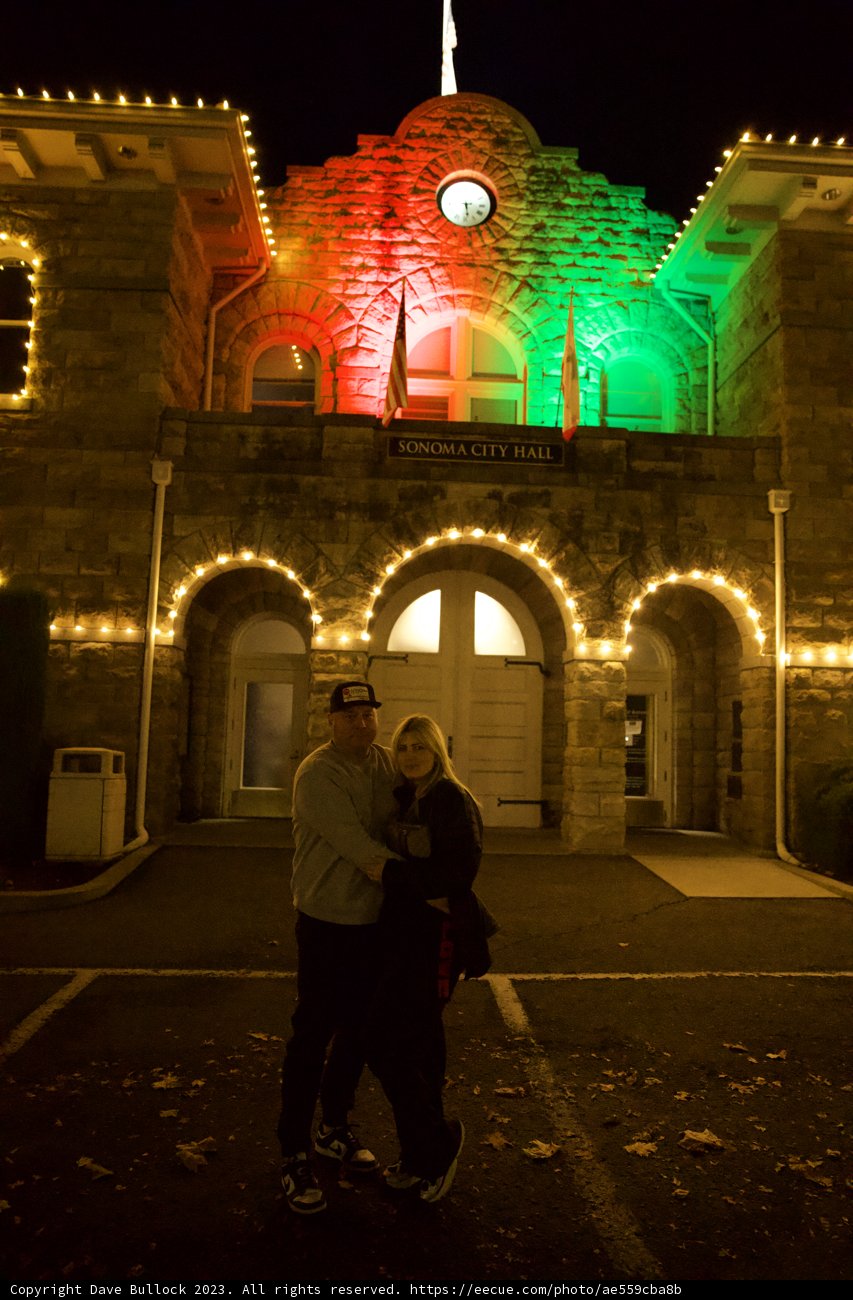Romantic Night in Downtown Sonoma