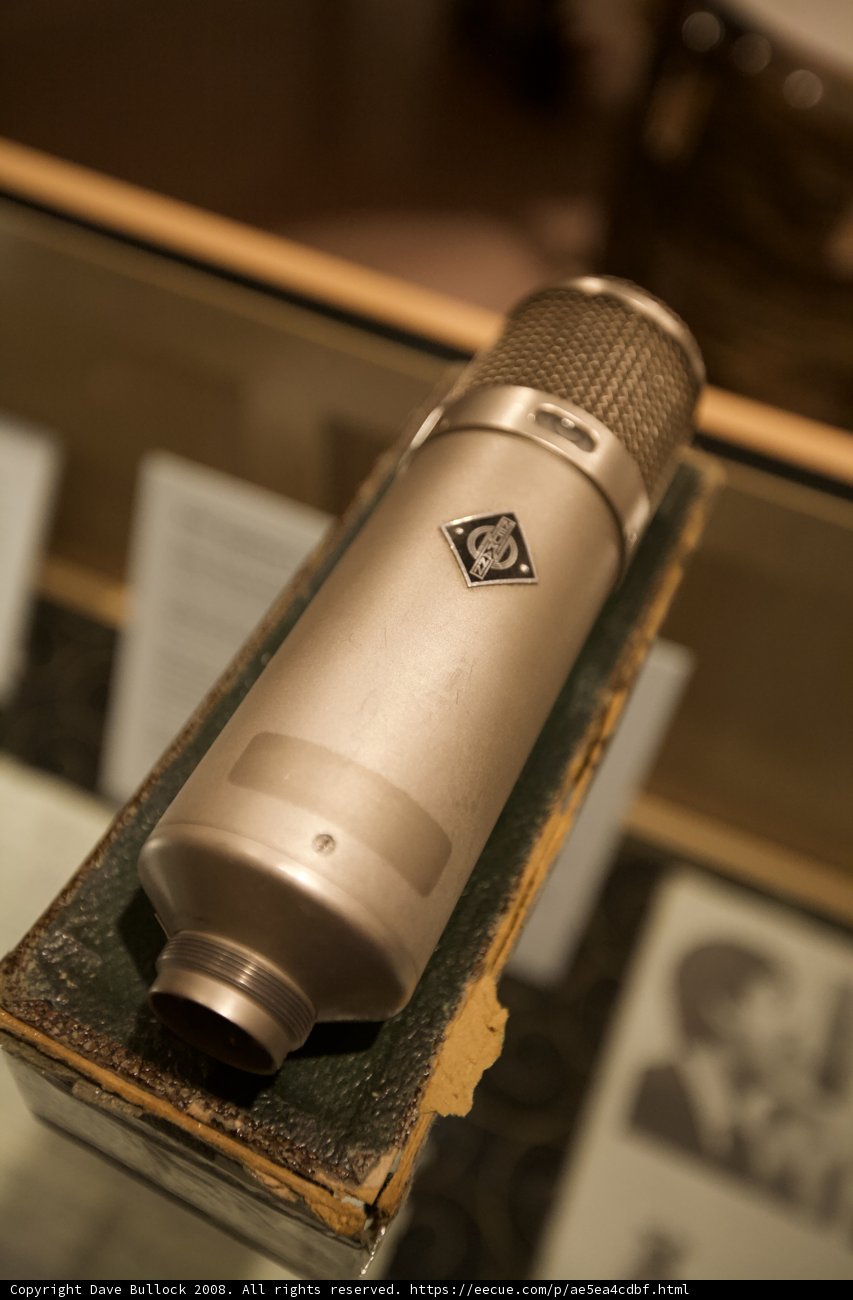 Vintage Microphone Exhibit
