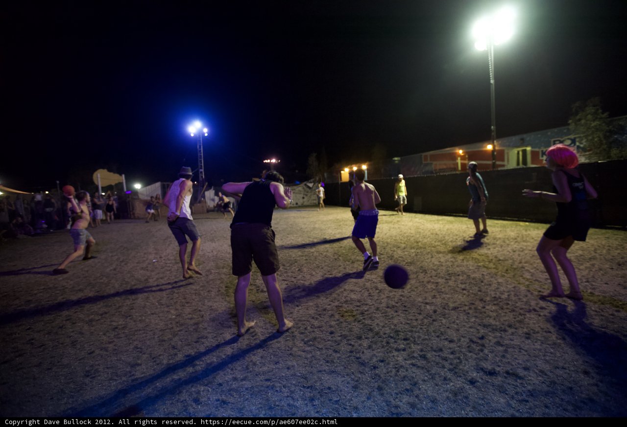 Nighttime Soccer