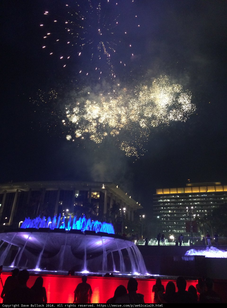 Fireworks at the Fountain