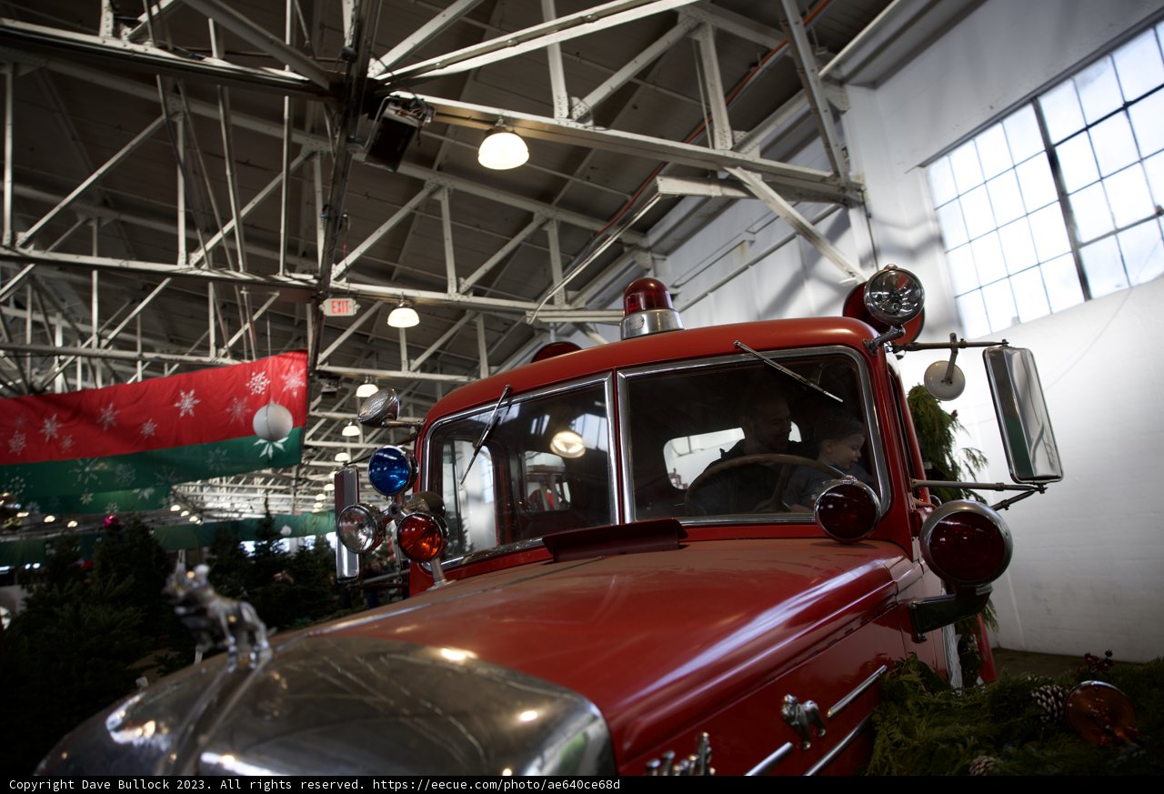 A Festive Wheel - Antique Fire Truck Christmas Celebration, Fort Mason, 2023