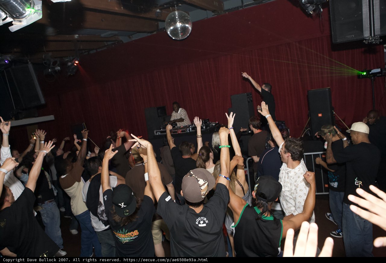 Party People in Urban Nightclub