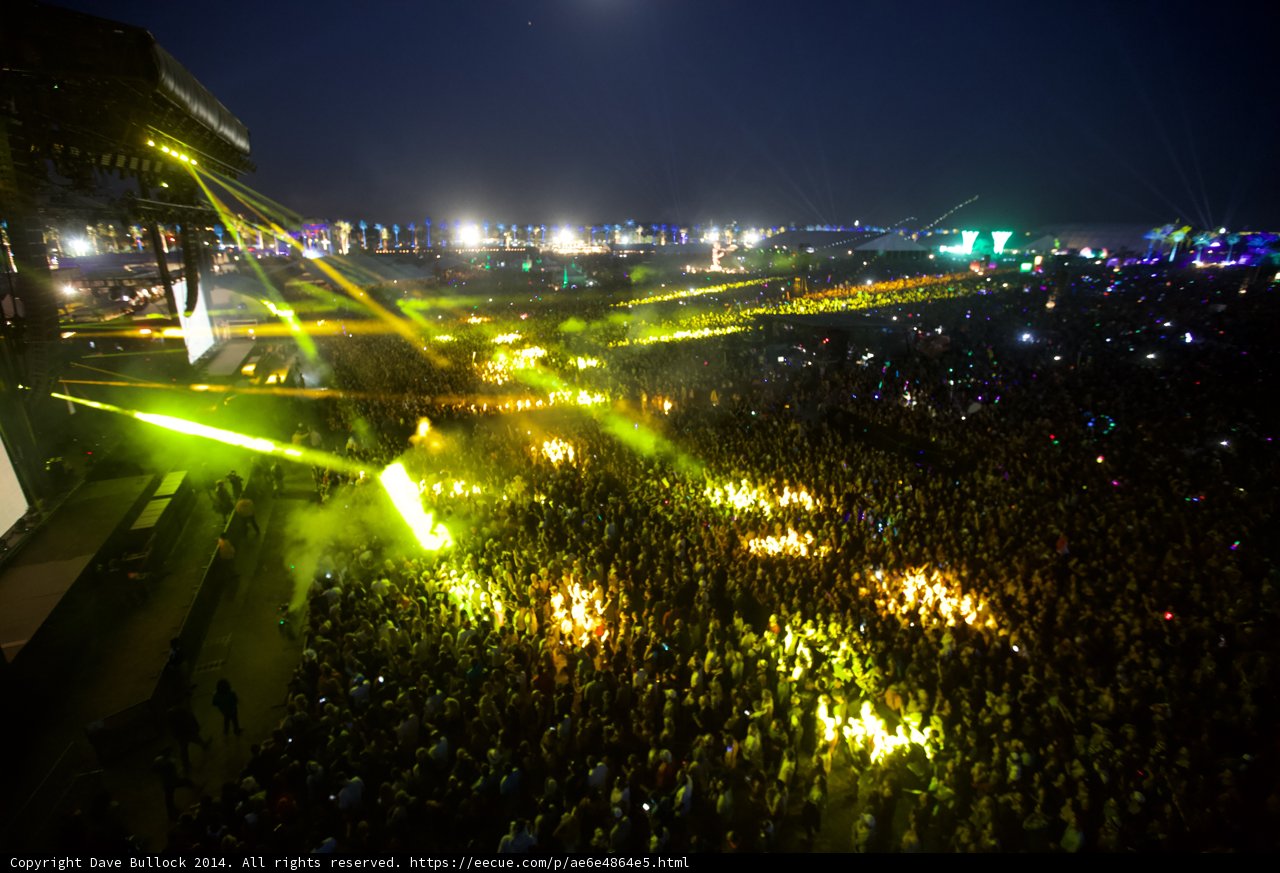 Bright Lights and a Sea of Fans