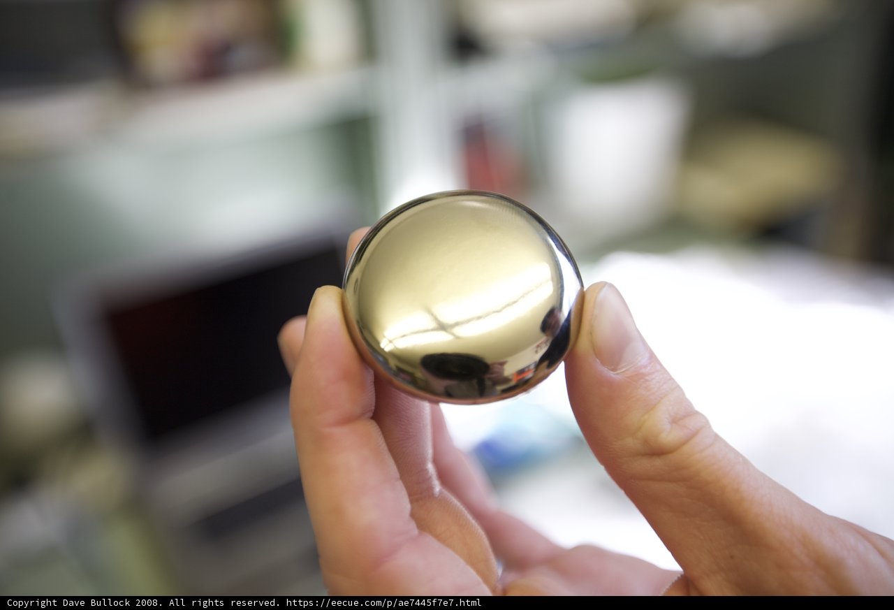 Shiny Sphere in Hand