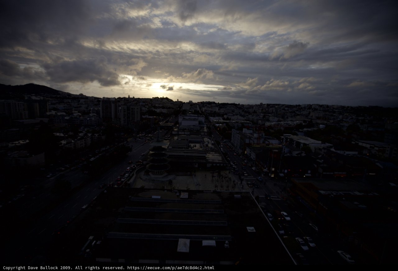 Golden Hour Above the City