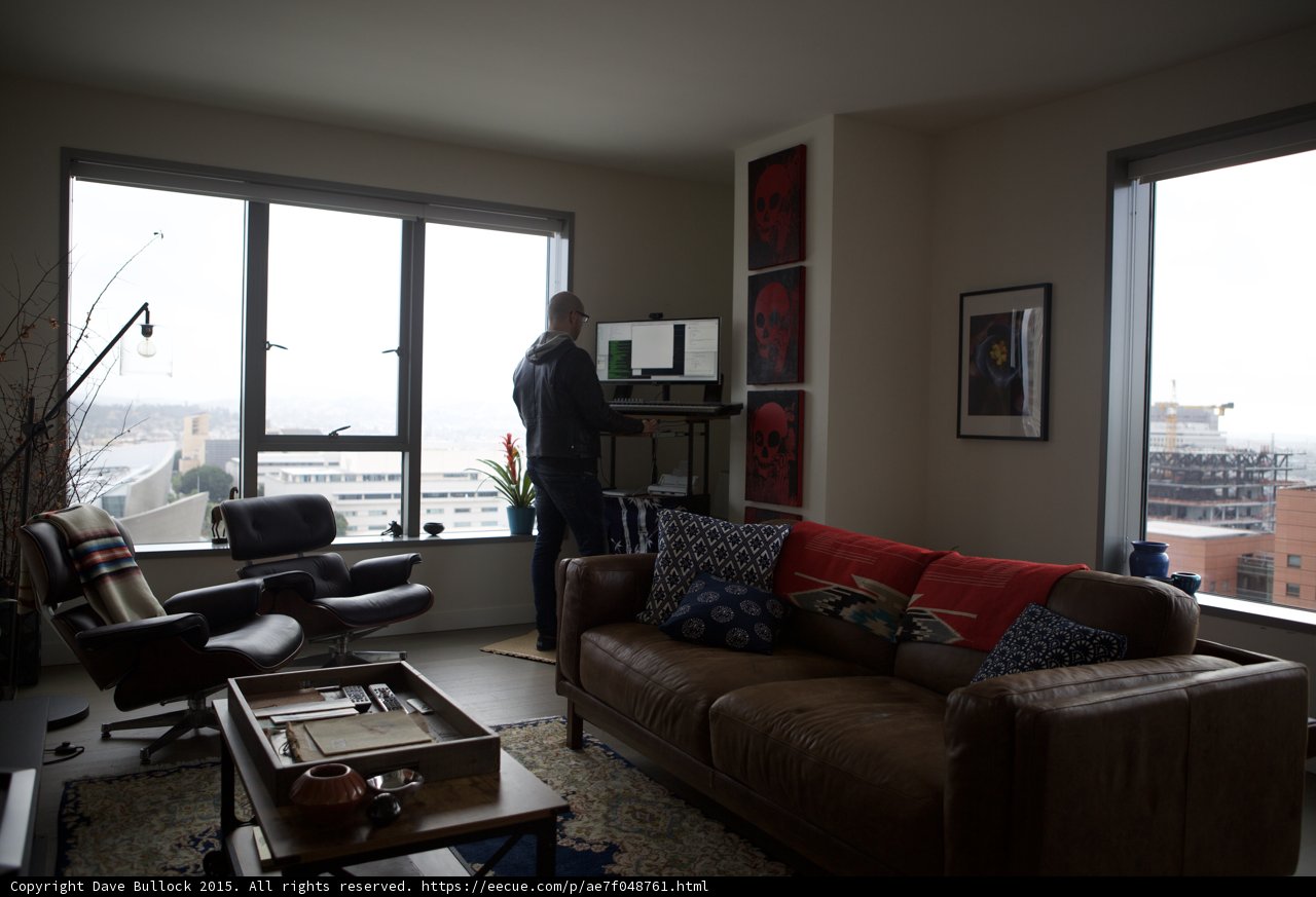 Home Office with Concert Hall View