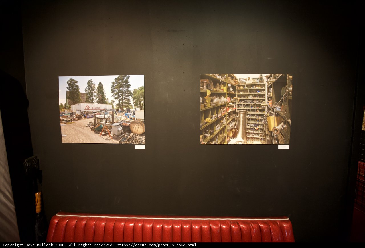 Aesthetic Artwalk in a Furniture Warehouse