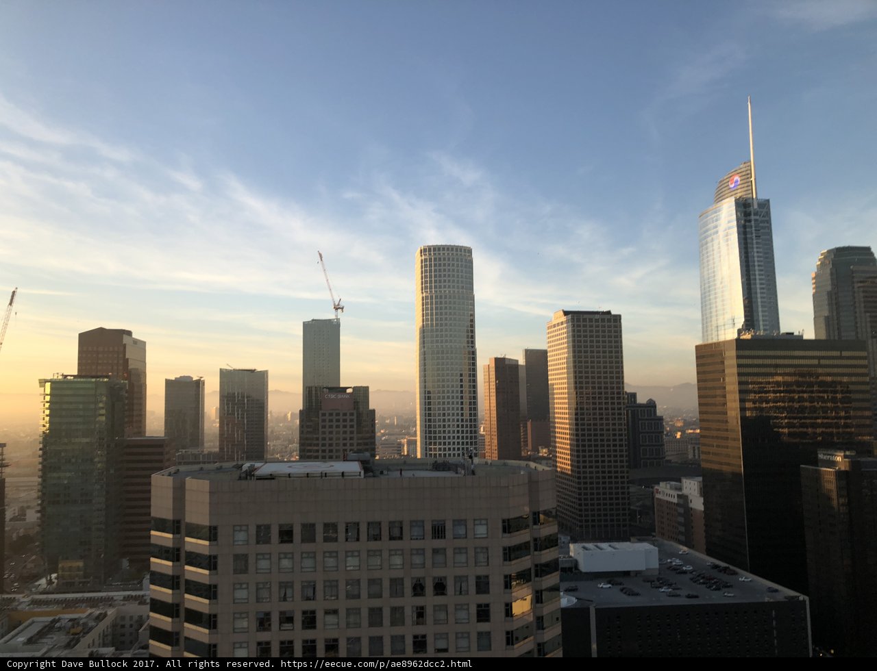 Sunset Skyline of Los Angeles