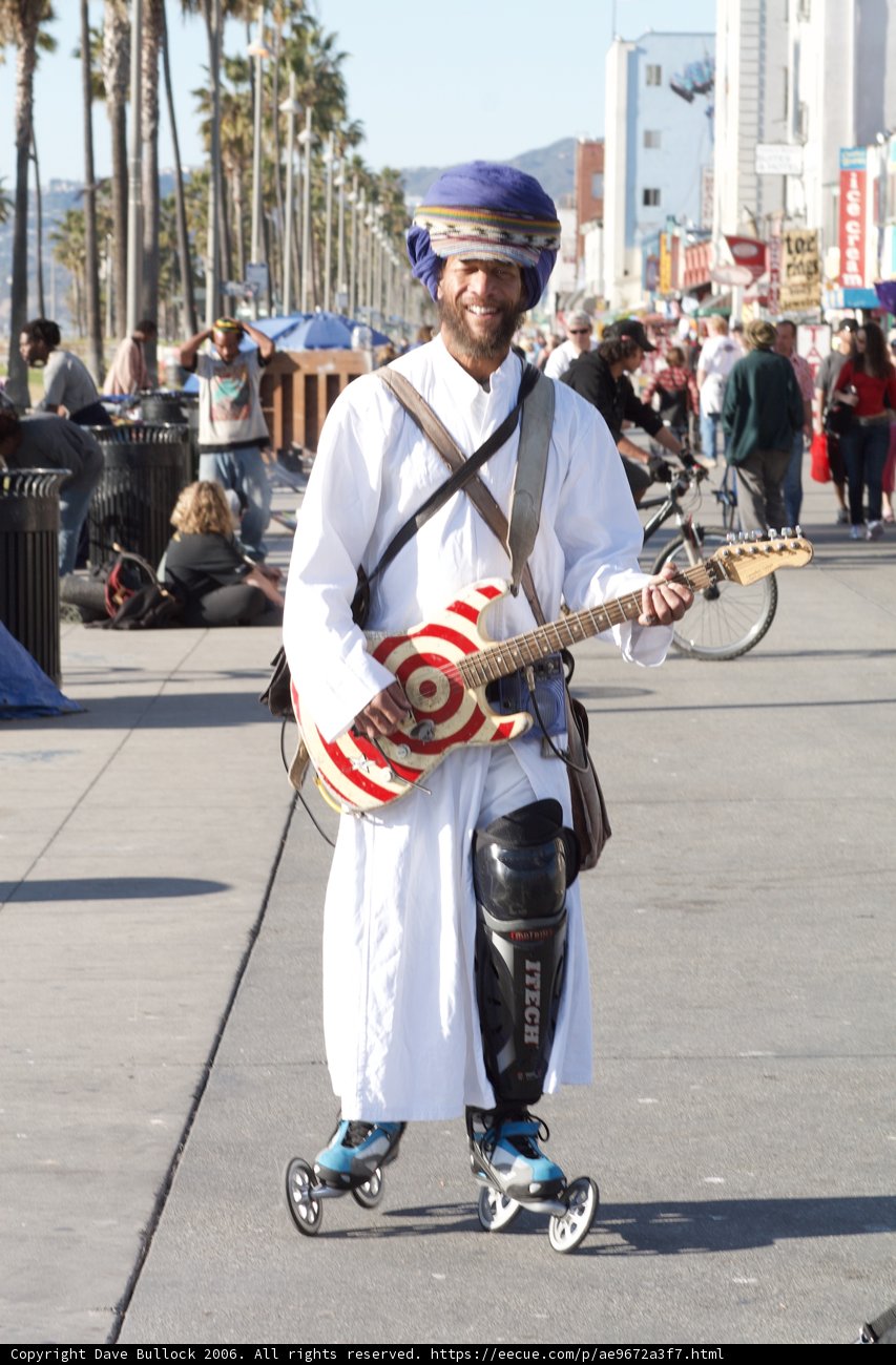 The Guitarist in the White Robe