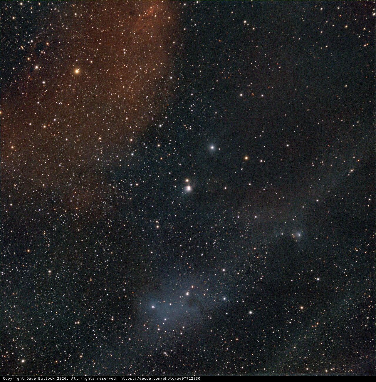 NGC2245 Reflection Nebula in Narrowband SHO Palette