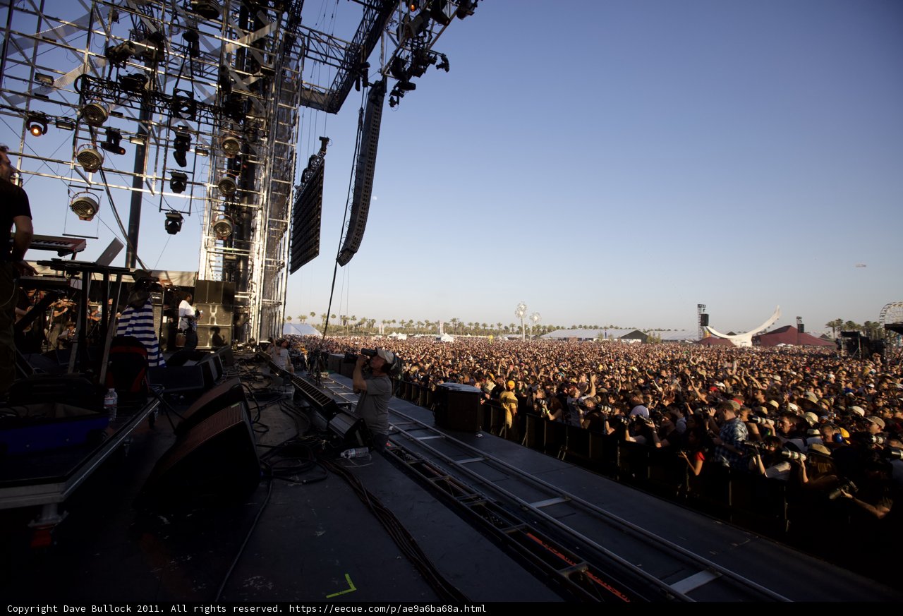 Electrifying Atmosphere: A Sea of Spectators at Coachella 2011
