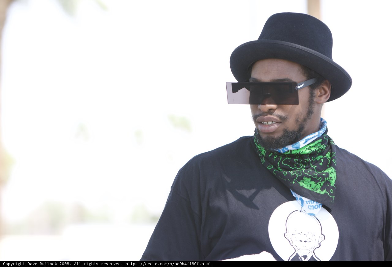 Hat and Sunglasses at Coachella
