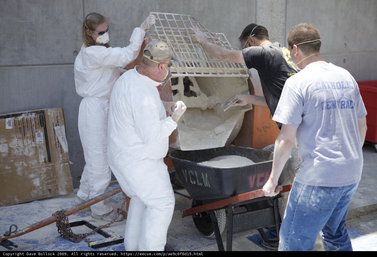 Cement Mixers at Work